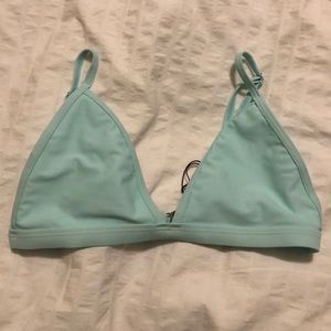 mint green swim top